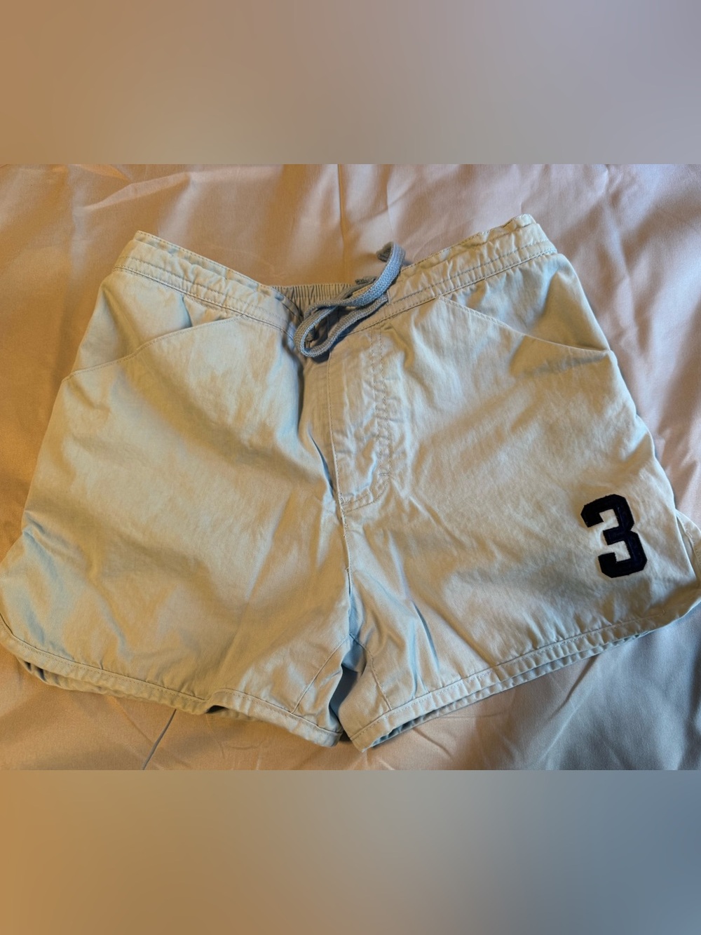 Retro GAP Kids Pale Blue Elastic Waist Shorts